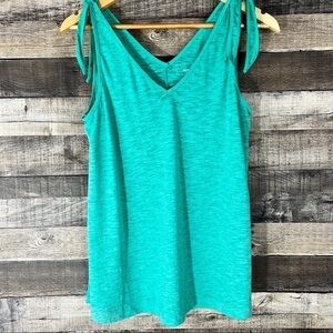 Sonoma Sleeveless‎ Teal Blue Top